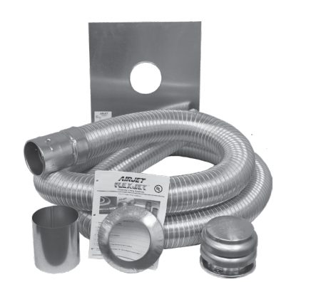 A FlexJet Standard Kit with a hose and pipe.